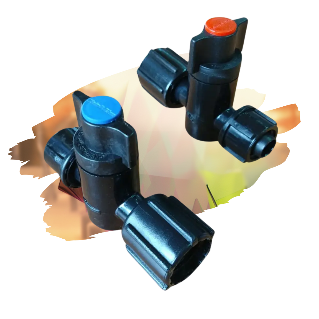 Colector PEX con llaves de bola para distribución de agua